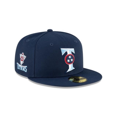 Sapca New Era Tennessee Titans NFL Logo Mix 59FIFTY Fitted - Albastri